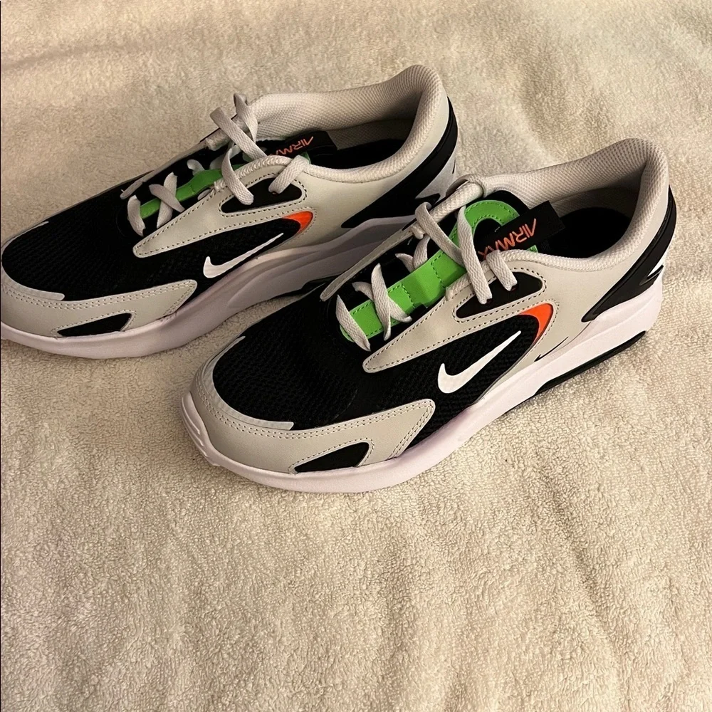 Nike Black, White, and Orange Sneakers